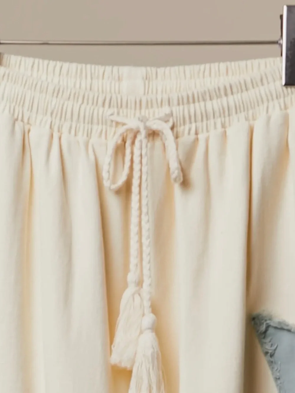 Boho Sun & Moon Appliqué Cream Pants ✨🌙 ONLY S&M LEFT - TOP ❤️'S - Picture 3 of 5